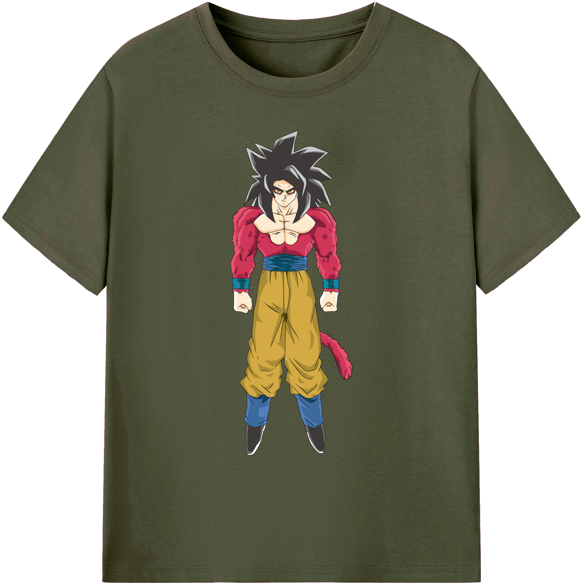 （画像用） ドラゴンボール 孫悟空（そん ごくう）Son Goku カカロット DRAGON BALL Kakarotto 綿100％ メンズ半袖Tシャツ｜肌触りやわらか＆通気性